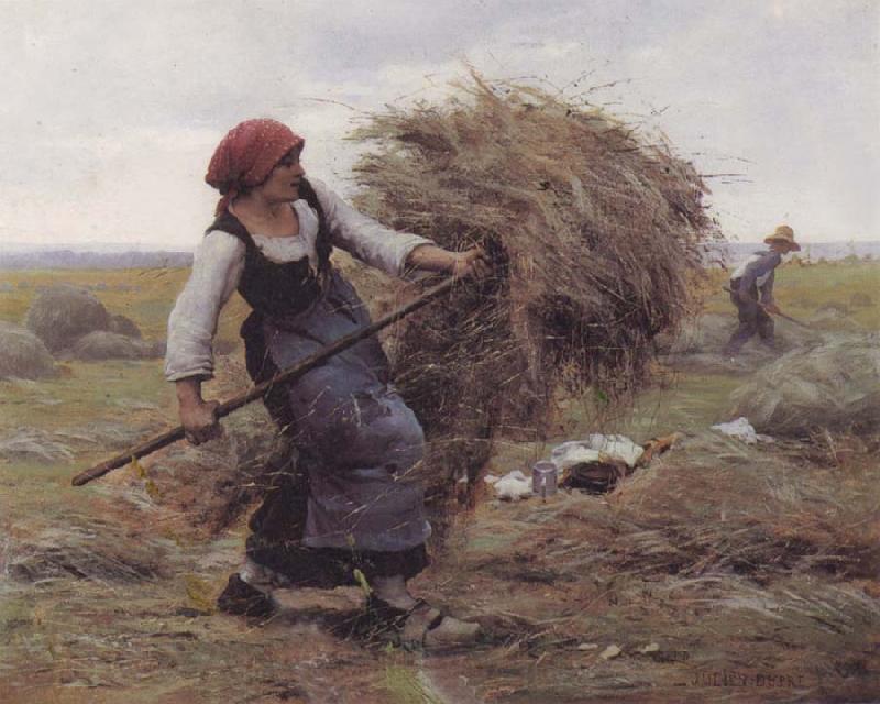 Julien  Dupre The Hay Gatherer Germany oil painting art